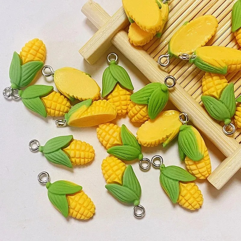 Crafting Resin - 20 adet komik Mini mısır sebze