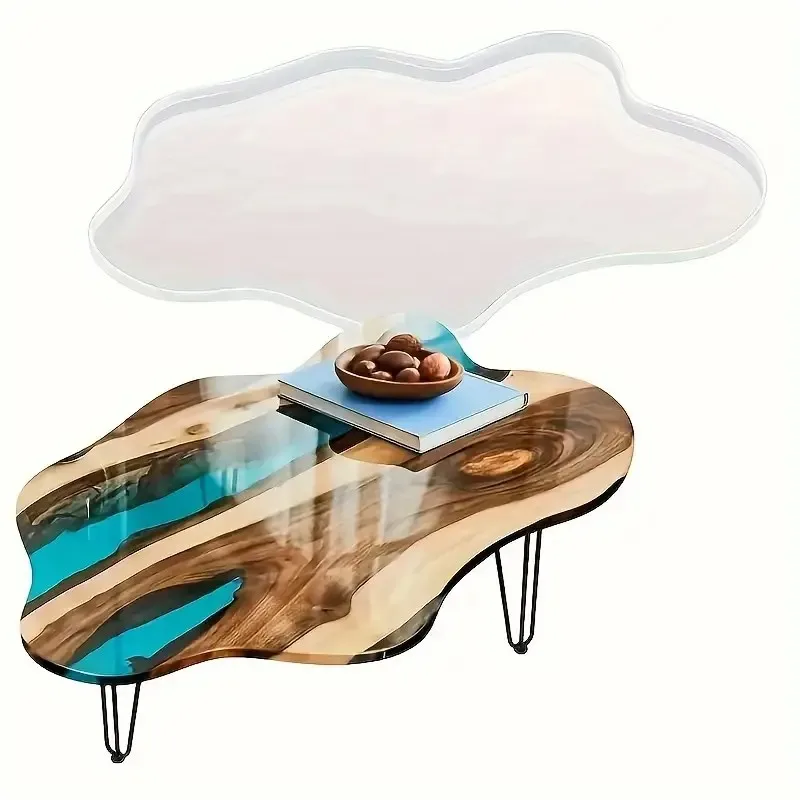 Resin Ocean Wave Mold - 2026-Büyük 61cm Düzensiz Tepsi Epoksi Reçine