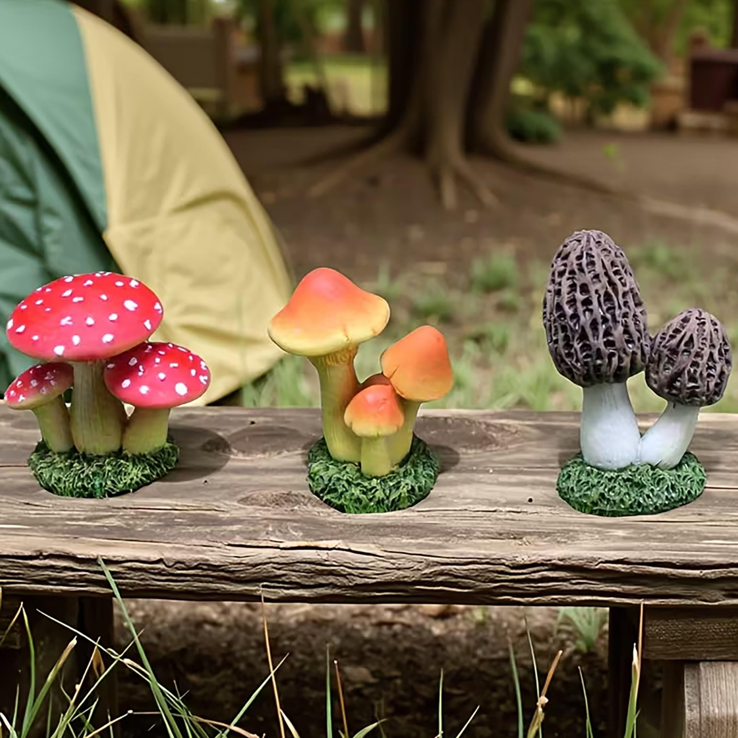 Terrarium Moss Art - 1 takım 3 adet yapay mantar
