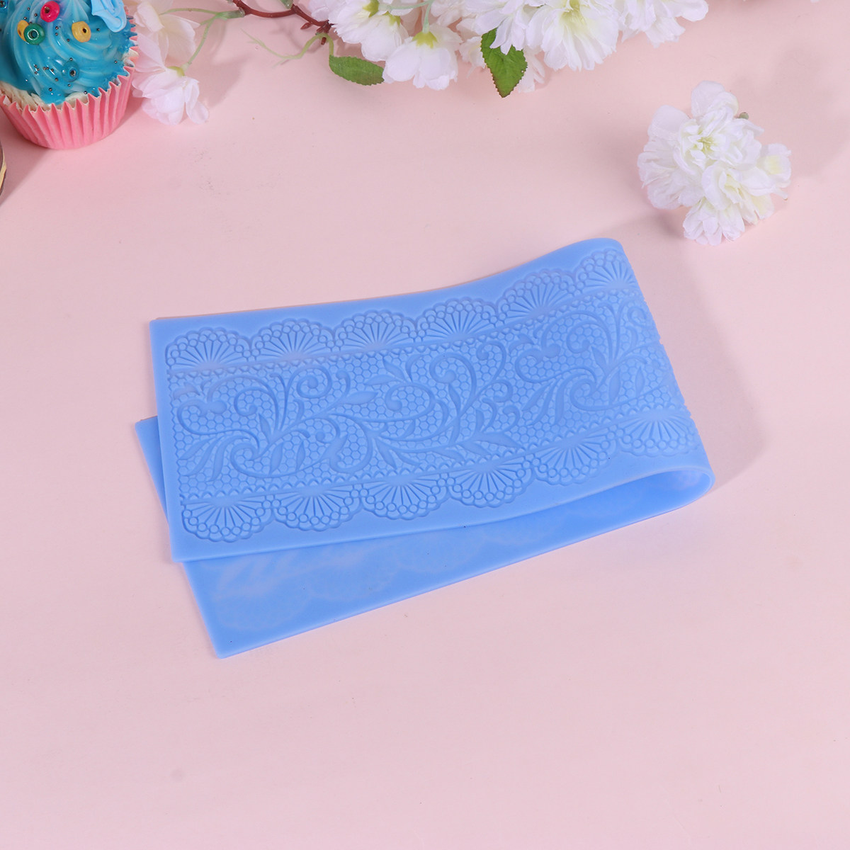 Resin Crafts - Pasta Silikon Dantel Kalıbı, Yüksek ve