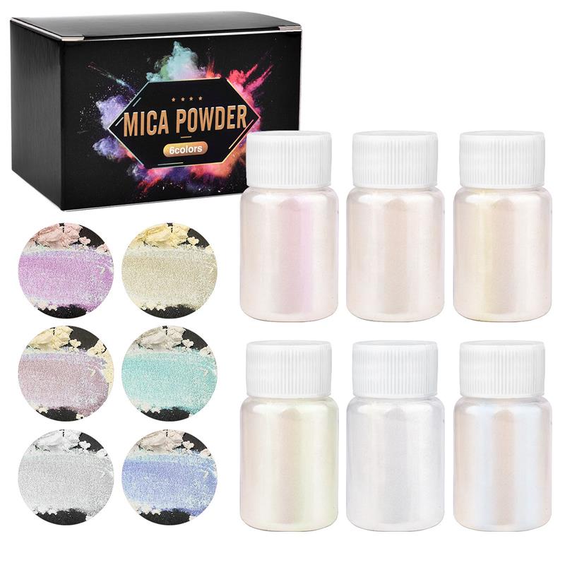 Resin Pigment Set - 6'lı Set Epoksi Reçine Boya Mika