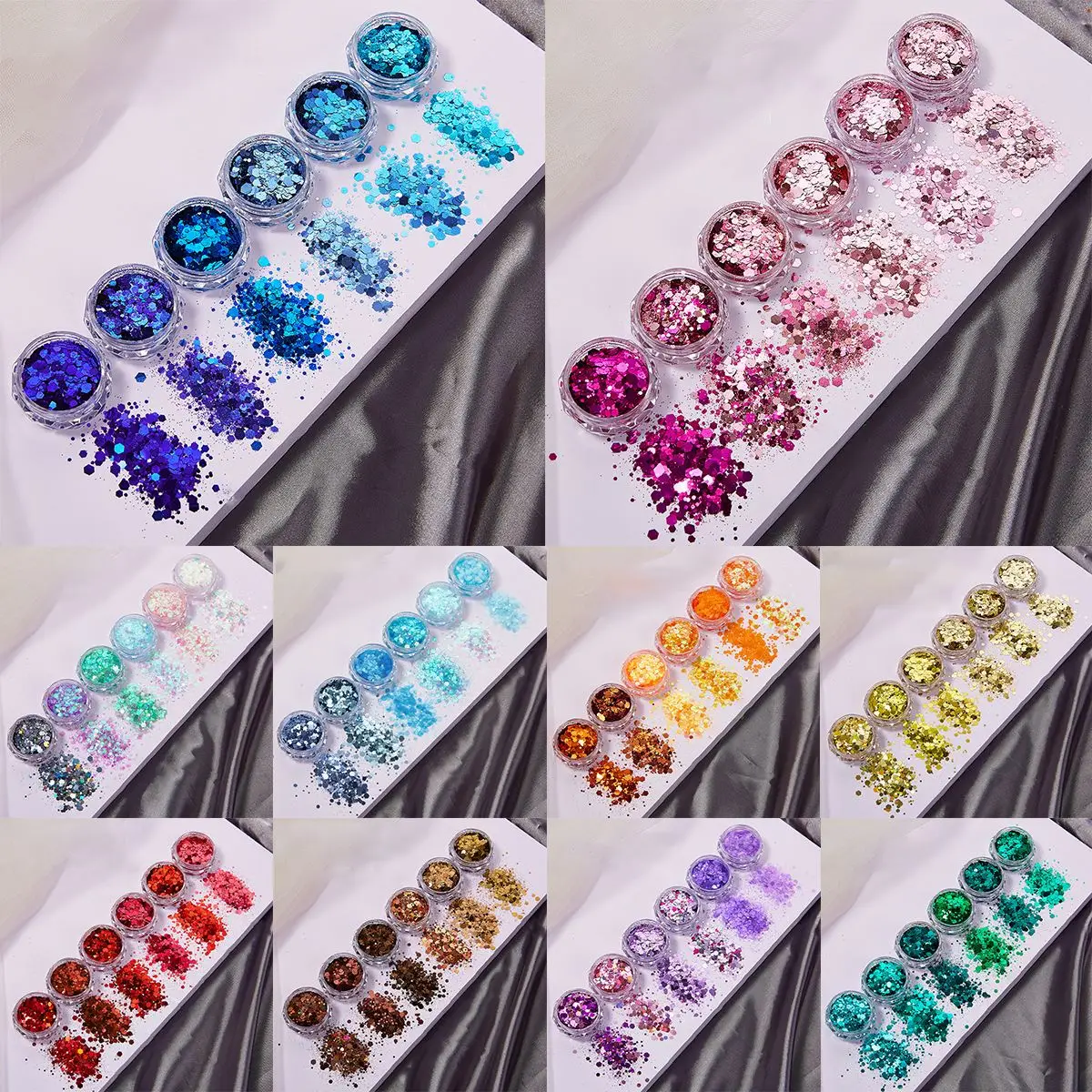 6 Renk/Set Reçine Işıltılı Pul - Resin Glitter Pack incelemesi ve fiyatı