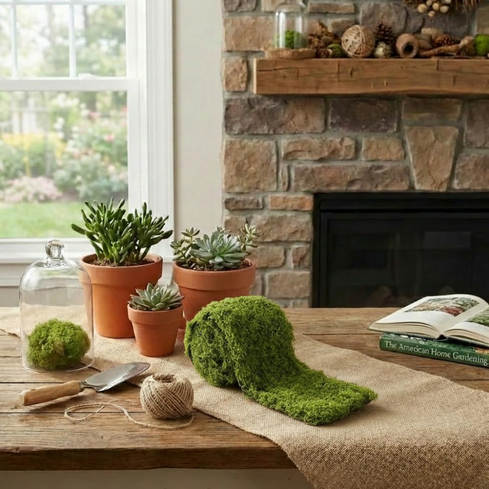 Sahte Yosun Minderi, Düğün Dek - Terrarium Moss Art incelemesi ve fiyatı