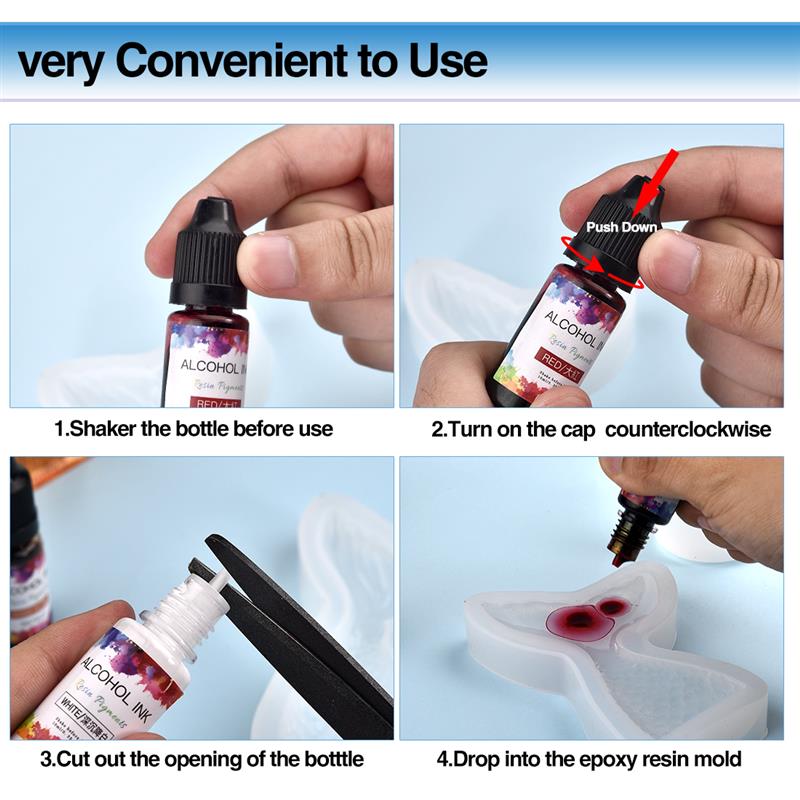 24 renk/Set 10ml reçine Pigmen - Resin Pigment Set incelemesi ve fiyatı