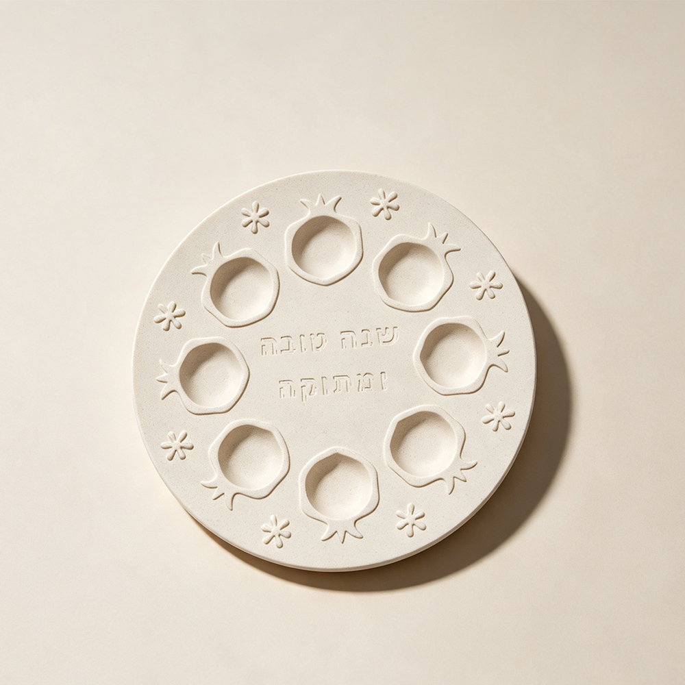8 Bölmeli Roş Haşana Nar Silik - Serving Tray Mold incelemesi ve fiyatı