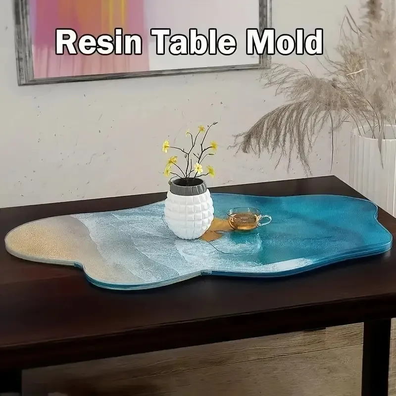 2026-Büyük 61cm Düzensiz Tepsi - Resin Ocean Wave Mold incelemesi ve fiyatı