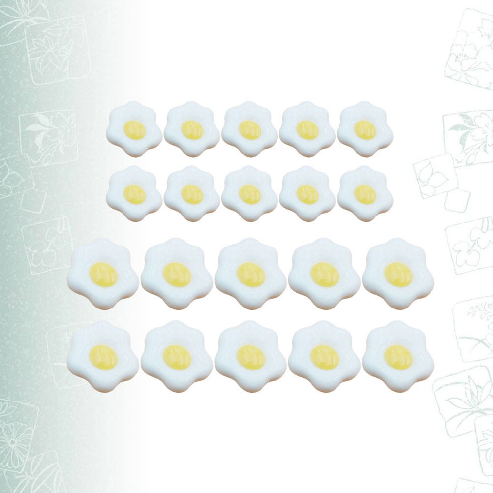 20 Adet Simüle Kızarmış Yumurt - Resin Craft Supplies incelemesi ve fiyatı