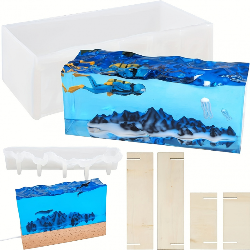 1 takım Okyanus Dalgası Reçine - Resin Ocean Wave Mold incelemesi ve fiyatı