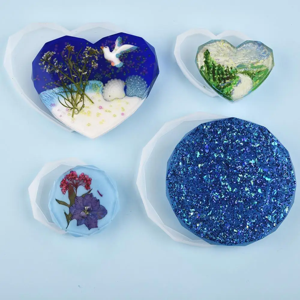 Reçine Coaster Silikon Kalıp D - Coaster Mold Round incelemesi ve fiyatı