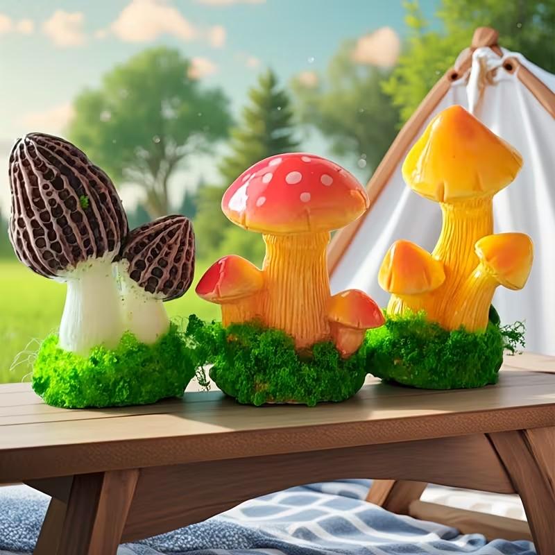 1 takım 3 adet yapay mantar sü - Terrarium Moss Art incelemesi ve fiyatı