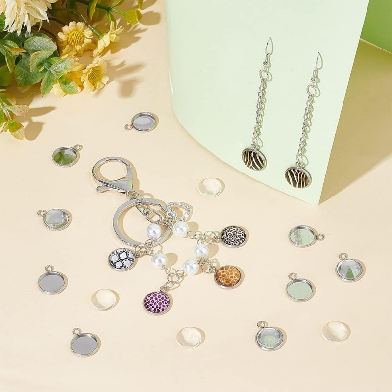 50 takım Kolye Cabochon Takı S - Bezels Set Pendant incelemesi ve fiyatı